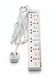 TLAC 6-Way Power Extension yenye Surge Protection - 1