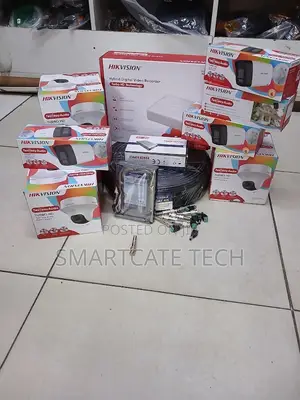 Hikvision 8 Channel CCTV System - 4 Dome, 4 Bullet with Audio