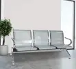 3-Seater Office Waiting Bench - Steel Frame - 4