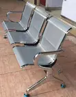 3-Seater Office Waiting Bench - Steel Frame - 5