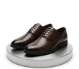 Viatu vya Oxford vya Wanaume vya Ngozi vya Plain-Toe - 1