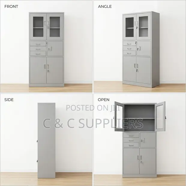 2-Door Steel Filing Safe Cabinet - 1