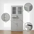 2-Door Steel Filing Safe Cabinet - 3