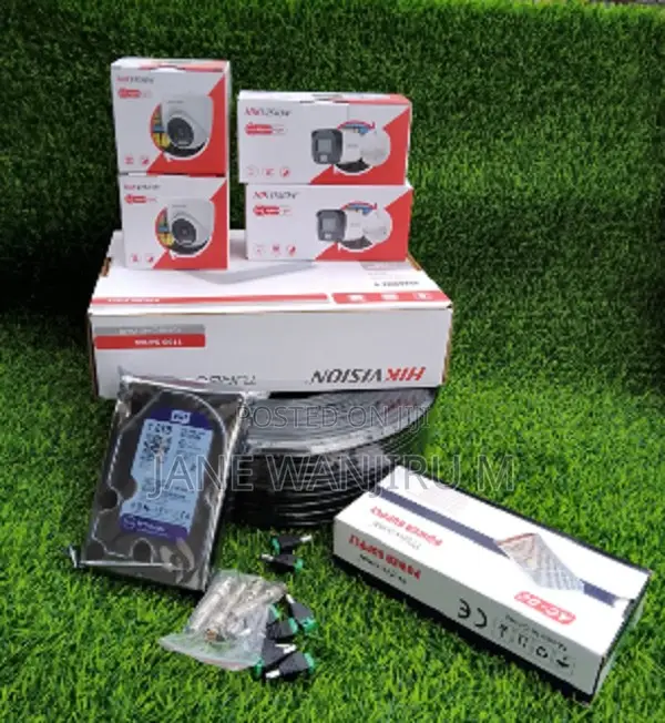 Hikvision 4 Channel 2MP Smart Hybrid Night Vision CCTV Kit - 1