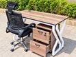 Boss Office Products Office Desk with Drawers and Chair - 1