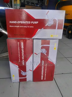 Hand-Operated Manual Pump - Durable Metal