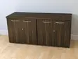 GE 4-Door Office Storage Credenza - Brown - 4