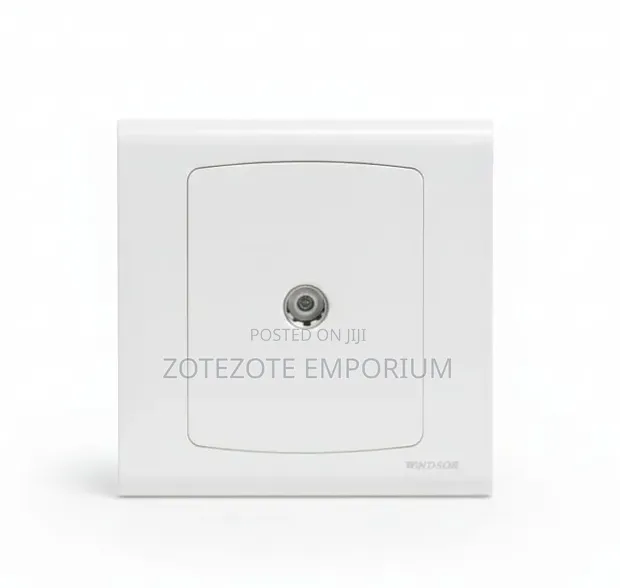 TV Outlet Socket - Single Gang Coaxial - 1
