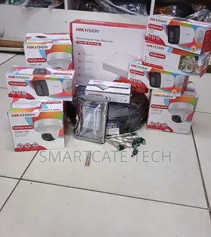 Hikvision 8CH Smart CCTV Kit - Kamera 4 Dome + 4 Bullet