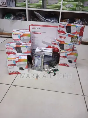 8CH Hikvision Security System - Kamera 4 Dome, 4 Bullet