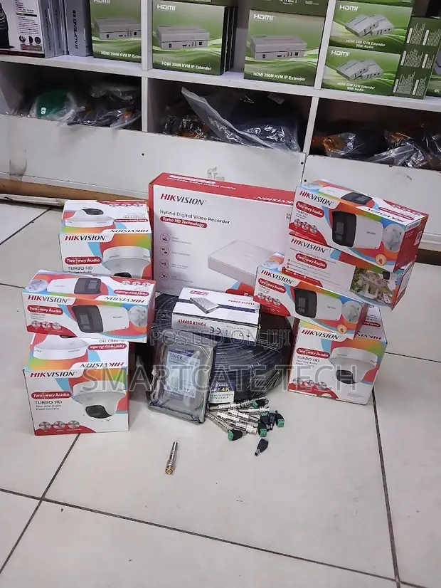 Hikvision 8CH CCTV Full Set with 2-Way Audio - 1