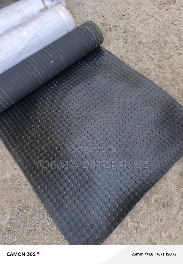Coin Rubber Mat / Round Stud Rubber Mat 4mm - 1