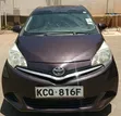 Toyota Ractis 2012 Maroon - 1