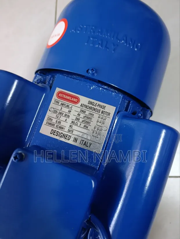 Astramilano 3HP Single Phase Motor ya Umeme - 1