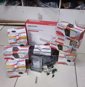 8CH Hikvision CCTV System - 4 Dome, 4 Bullet, 2-Way Talk