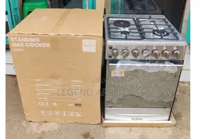 Syinix 60x60 Standing Cooker 3+1 na Oven ya Umeme