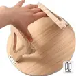 Trei Mpya ya Mkono ya Mbao ya Mianzi Inayokunjwa (Kipenyo 29cm) - 2