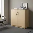 Wooden Office Credenza Cabinet - 4
