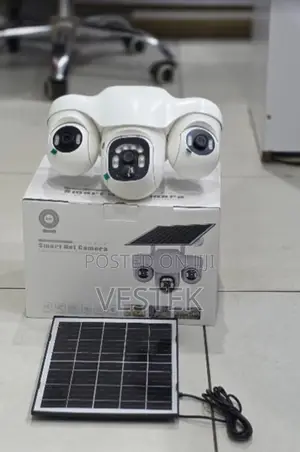 Kamera ya V380 Pro 4G SIM ya Solar - Lenzi 3 Skrini 3 PTZ