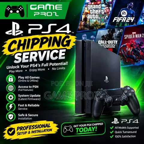 Huduma ya Chipping/Modification ya PS4 Console - 1