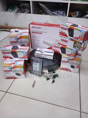 Hikvision 8CH Surveillance Kit - 4 Dome + 4 Bullet Audio Cameras