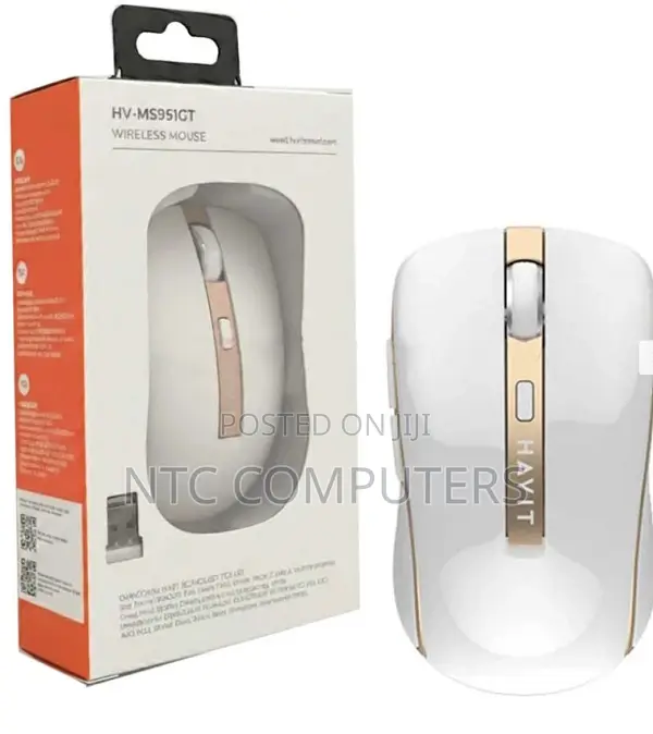 Havit HV-MS951GT Wireless Mouse White/Gold - 1