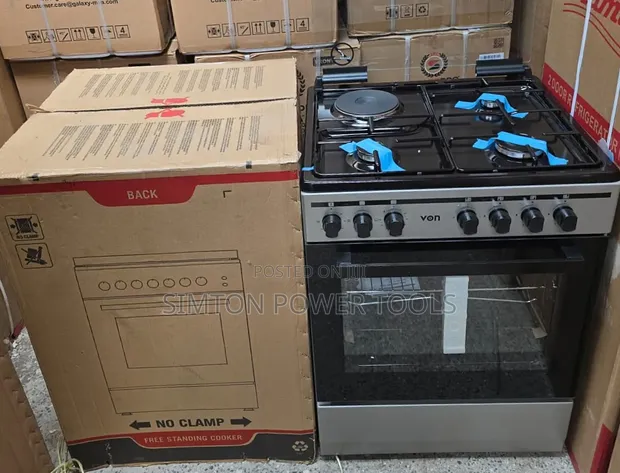 VON Dual-Fuel Freestanding Kitchen Cooker - 1