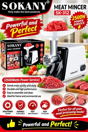 Sokany Meat Mincer 2500W (Model: SK-312)
