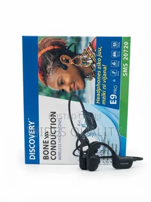 Discovery E9 Pro Bone Conduction Wireless Headphones - Black