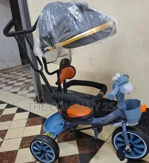 Musical Leather Tricycle with Protective Bar