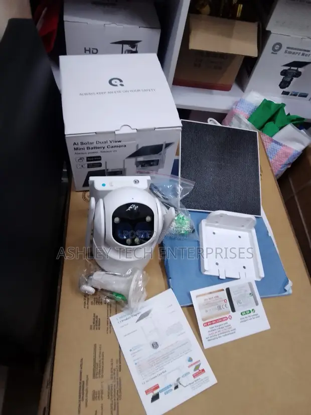 Ubox 6MP 4G Solar PTZ Camera ya Usalama - 1
