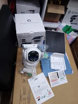 Ubox 6MP 4G Solar PTZ Camera ya Usalama