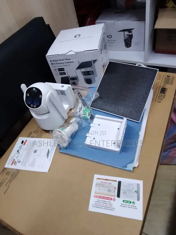 Kamera ya Ubox 6MP 4G Solar PTZ - 1