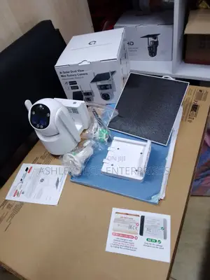 Kamera ya Ubox 6MP 4G Solar PTZ