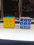 Square Rubik's/Magic Cube - Colored and Numbered - 1