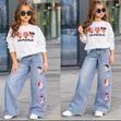 2 Piece Girls Trouser Set - 2
