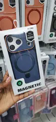 iPhone 17 Pro 2-in-1 Armor Magnetic Case - Blue/Orange - 1