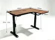 Height Adjustable Ergonomic L-Shaped Workstation Table - 3