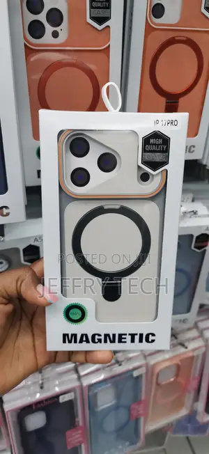 Kifaa cha Simu cha Magnetic Matte chenye Pete kwa iPhone 17 Pro