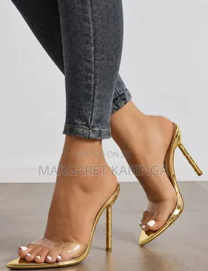 Heeled Mules - Various Colours