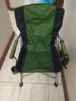 Collapsible Camping Seat with Padded Armrests - 1