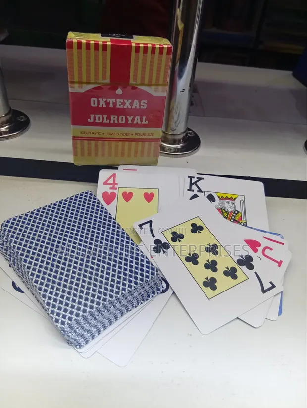 Kadi za Kucheza Poker za Plastiki - 1