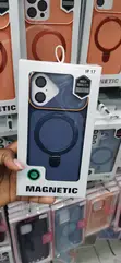 Blue Magnetic Case with Ring for iPhone 17 - 1