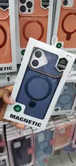 Blue Magnetic Case with Ring for iPhone 17 - 2