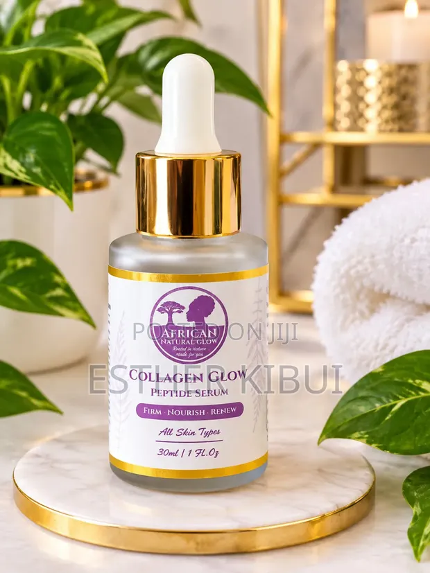 African Natural Glow Collagen Peptide Serum 30ml - 1