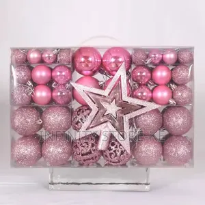 100 Pcs Christmas Tree Decor Balls Set