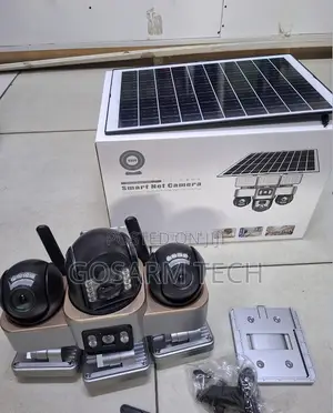 6MP Triple Lens 4G Solar PTZ CCTV Camera
