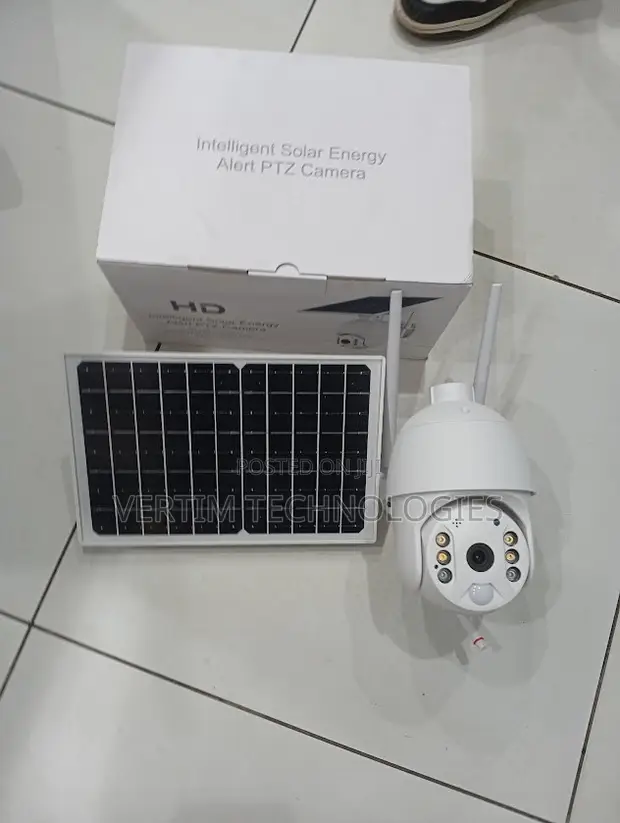 Ubox Wifi Solar PTZ 360° Kamera ya CCTV - 1