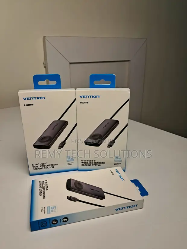 Vention 6-in-1 USB-C Docking Station - 1