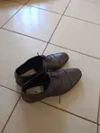 Men's Brown Leather Oxford Shoes - Size 42 - 3